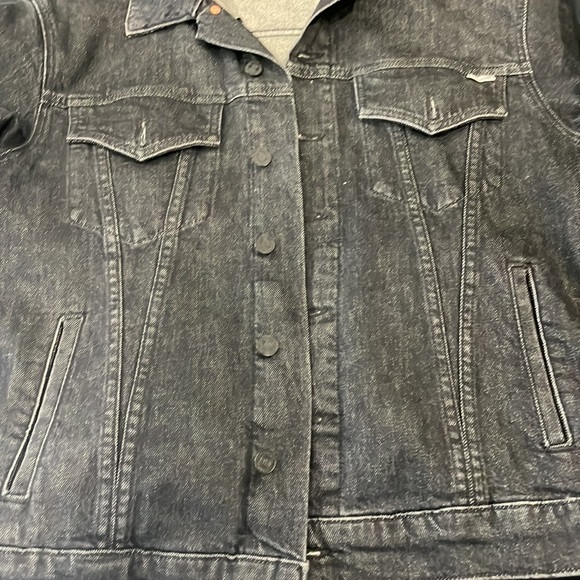 Mother black denim jacket - Picture 3 of 5